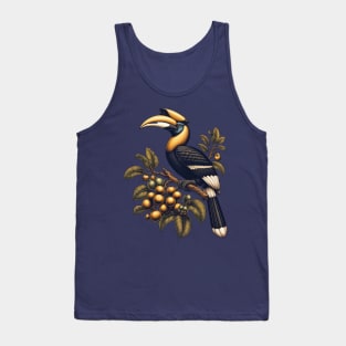 The Great Hornbill on Fig Tree, Vintage Tank Top